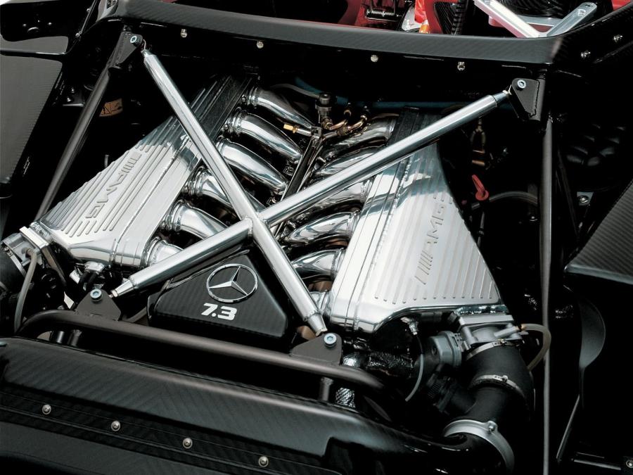 Моторный отсек Pagani Zonda Roadster F 2006 года  (фото 37 из 51)